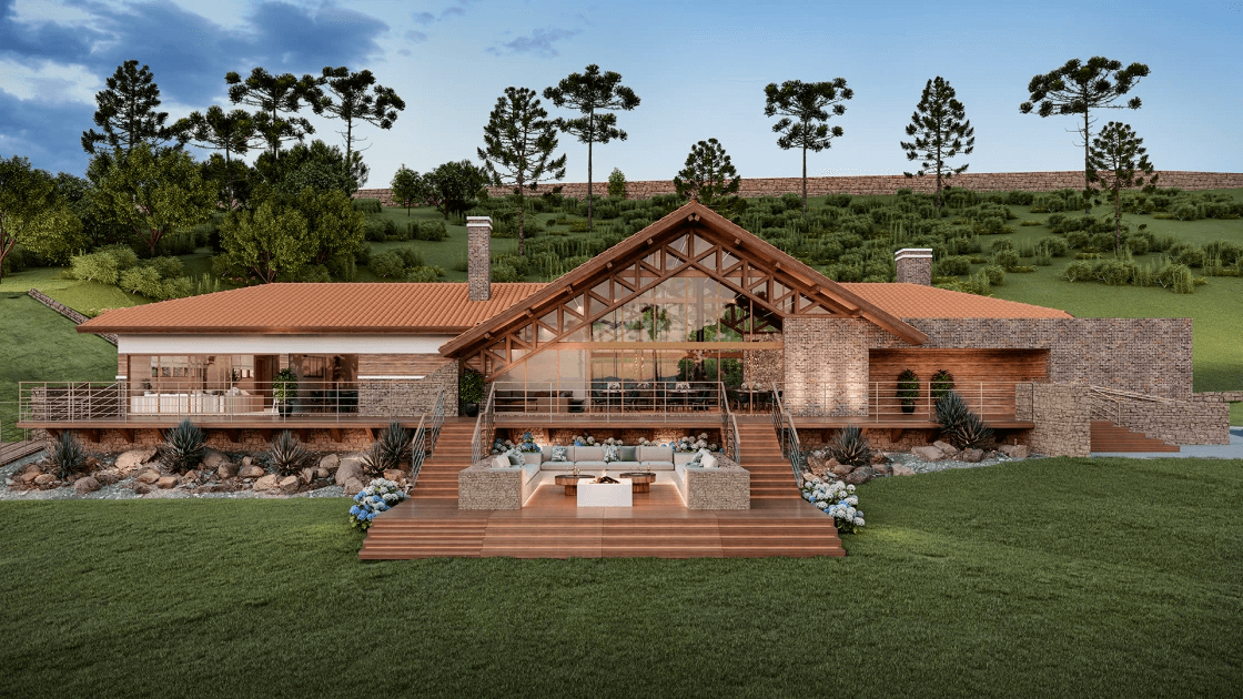 espaço fogo do Residencial Campos da Montanha