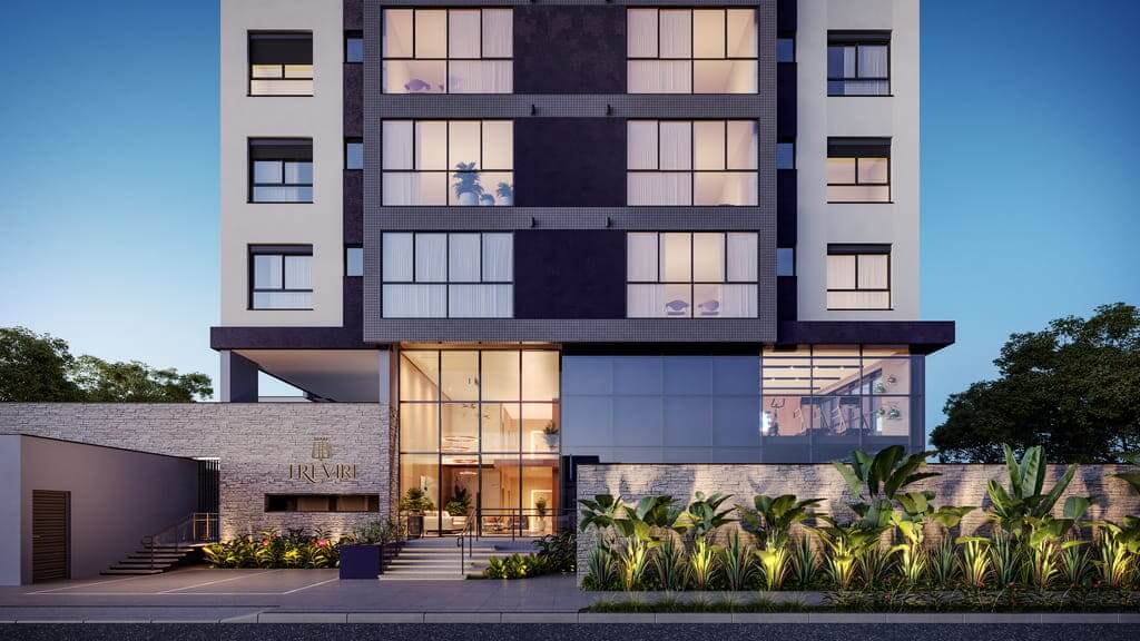 Fachada do Treviri Residencial em Joinville